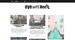 Desktop Screenshot of eyehateheels.com